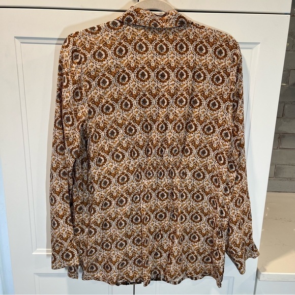 Soft Surroundings Boho Style Cortesia Long Sleeve Top Medium - Picture 2 of 9